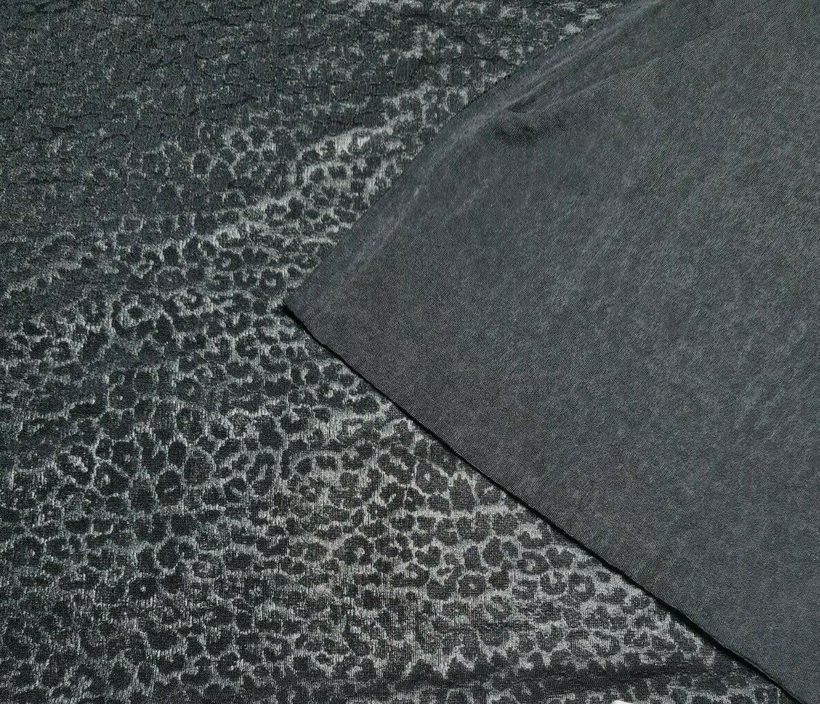 Stretch Jersey Fabric Shiny Animal Printed 53" Sold By Metre