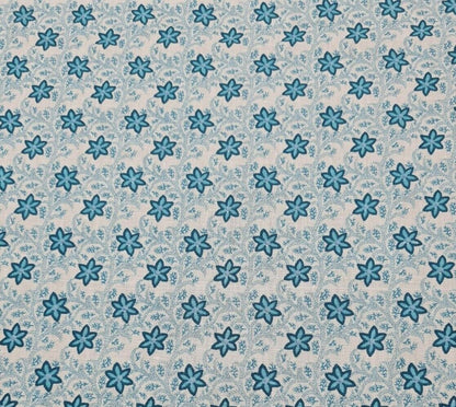 Egyptian Cotton Fabric Vintage Floral Printed 33" Wide