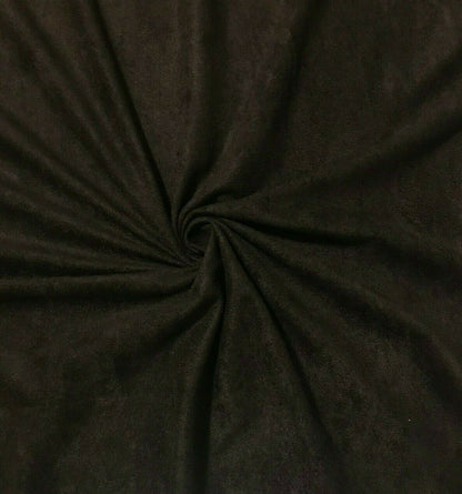 BROWN VELOUR JERSEY FABRIC - SOLD BY THE METRE