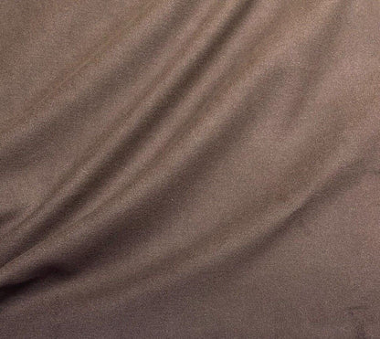 Cotton Fabric Brushed Texture Brown Colour 2 Way Stretch 55" Wide Sold By Metre