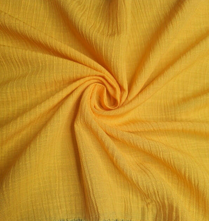 Crinkled Viscose Blend Fabric 55" Wide Sold By Metre