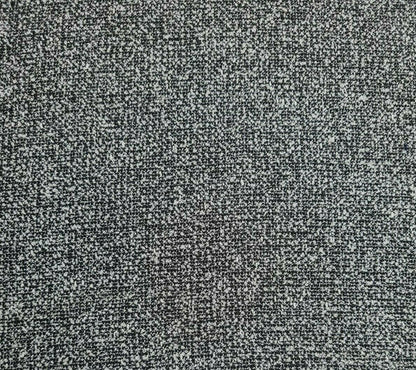 Boucle Dressmaking Fabric Black And White Melange And Lurex 55" Sold By Metre