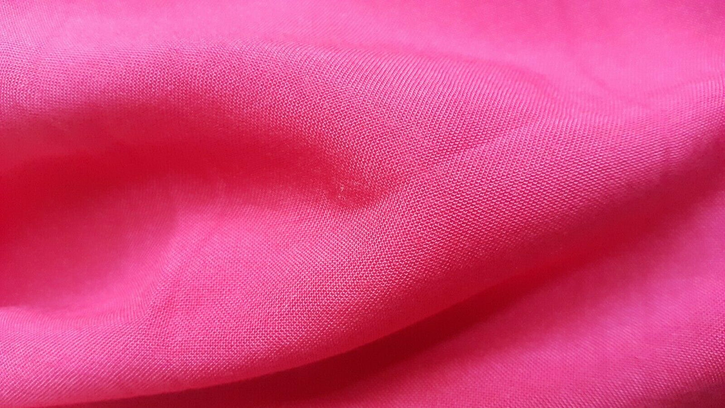 VISCOSE FABRIC STRAWBERRY PINK - SOLD BY THE METER