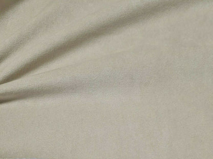 BEIGE COLOUR VELOUR TOUCH VISCOSE/POLYESTER FABRIC-SOLD BY THE METRE