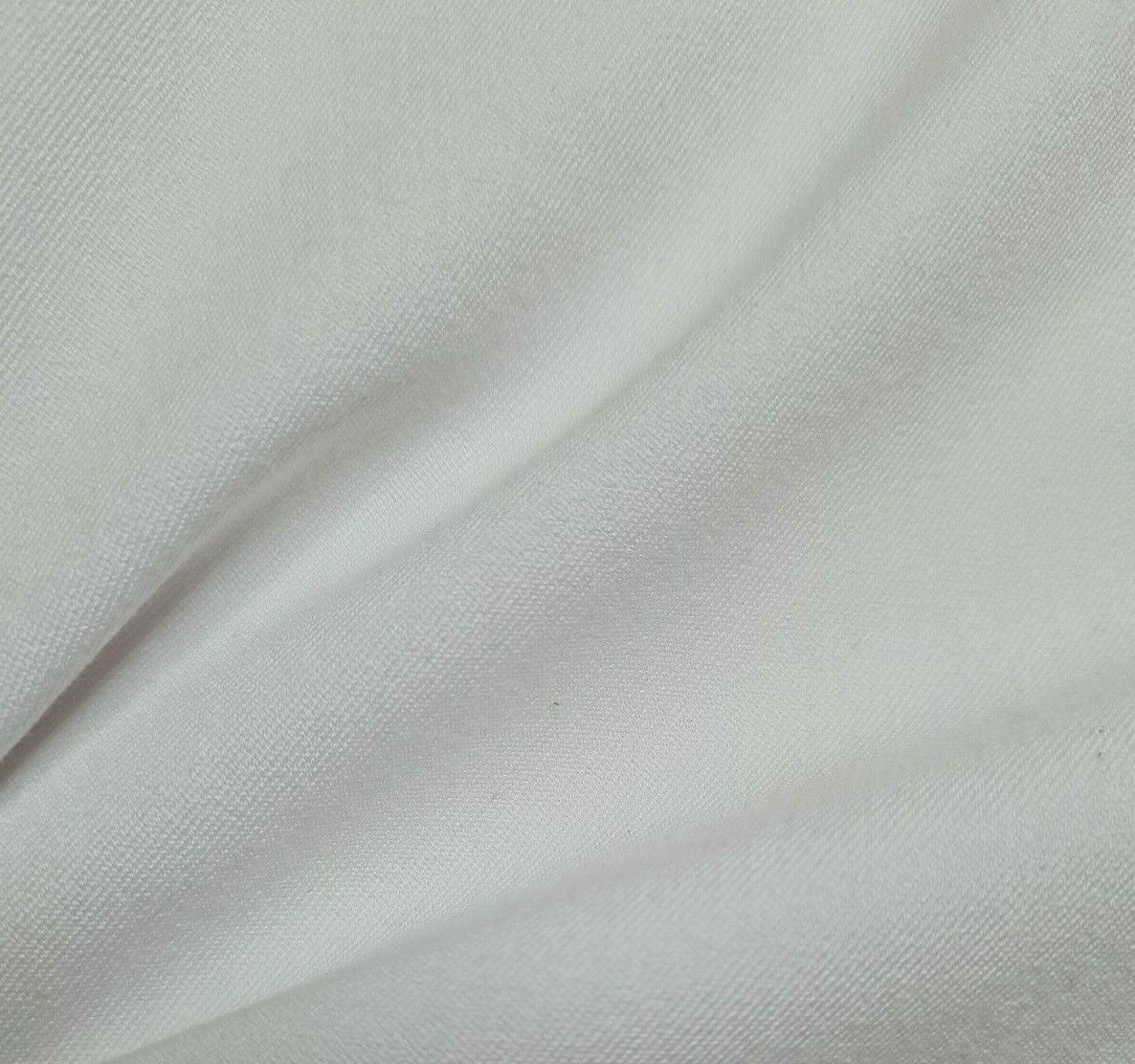 Polyviscose Fabric OFF White Colour Jackets Trousers Dress 55" Wide