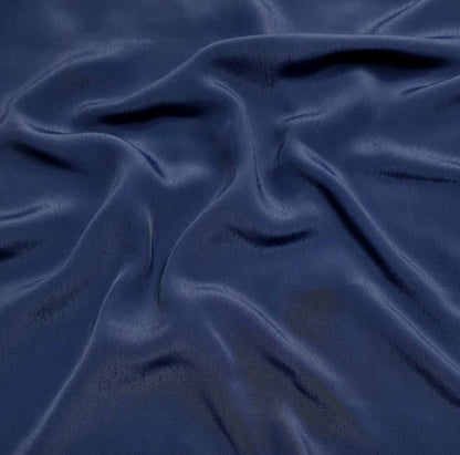 Crepe Morrocaine Fabric Black Navy And Nude Pink Colours 55" Wide Sold By Metre