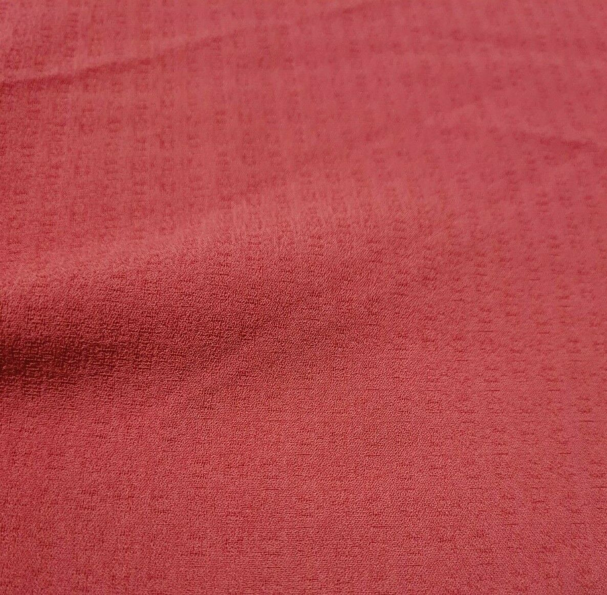 RASPBERRY COLOUR SMALL FIGURED VISCOSE FABRIC - SOLD BY THE METRE