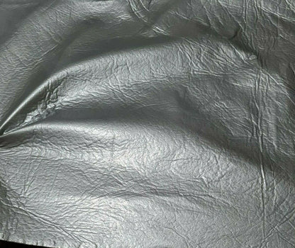 FAUX LEATHER FABRIC FOIL PLATED - SOLD BY THE METER