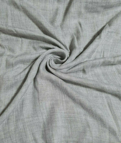 GREY MELANGE DOUBLE LAYERED VISCOSE FABRIC - SOLD BY THE METRE B3/210