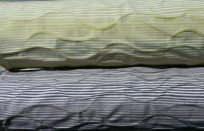 WAVY FIGURED AND STRIPED STRETCH SHIRT FABRIC-Sold By The metre