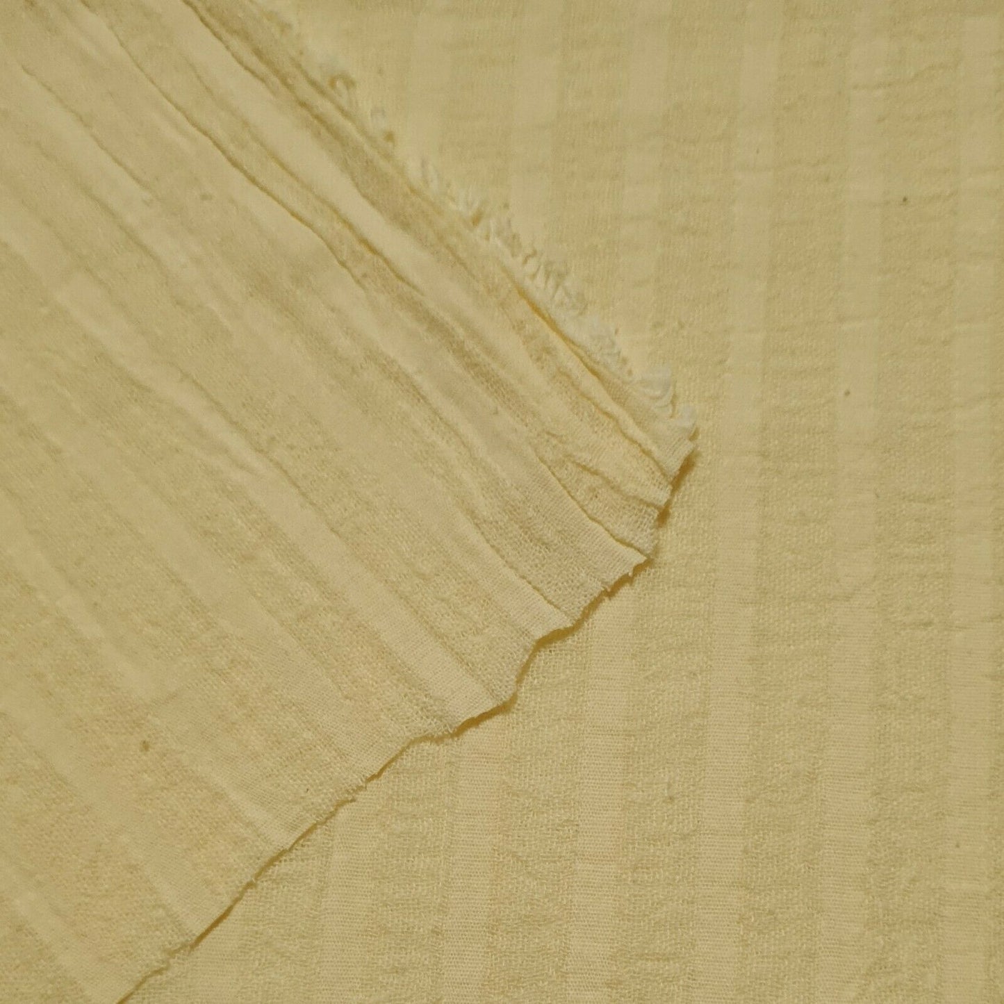 Crinkled Cotton Gauze Cheesecloth Fabric Striped 51" Wide Sold By The Metre