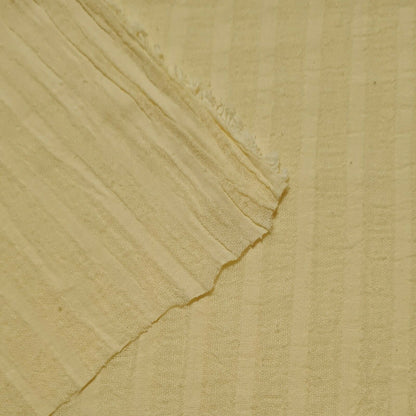 Crinkled Cotton Gauze Cheesecloth Fabric Striped 51" Wide Sold By The Metre