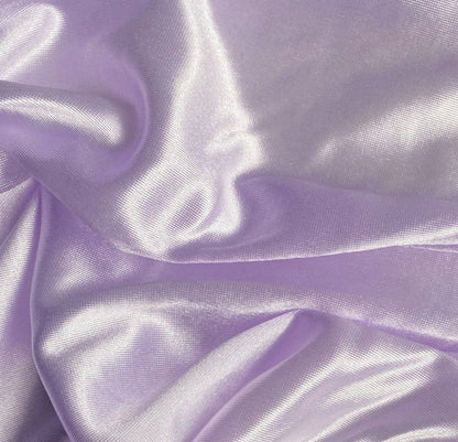 Satin Textured Jersey Lining Fabric Light Lilac Colour 55" wIDE