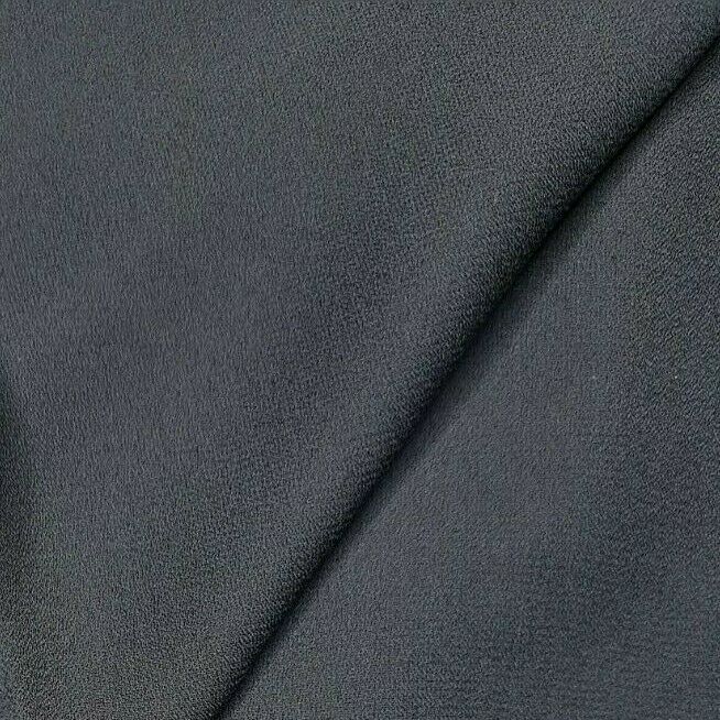 Crepe Chiffon Fabric Navy Colour 55" Wide Sold By Metre