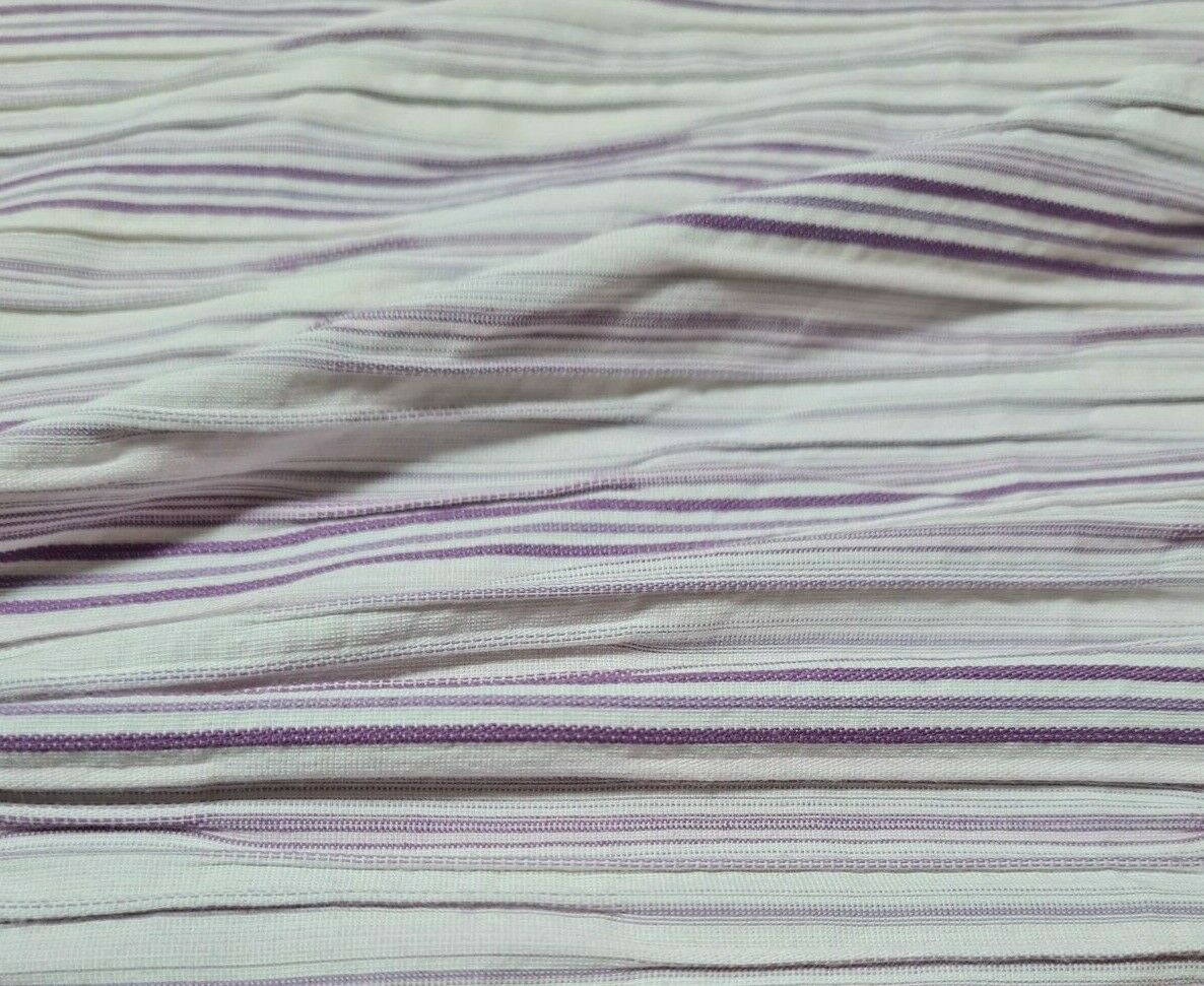 STRIPED STRETCH SHIRT FABRIC - SOLD BY THE METRE