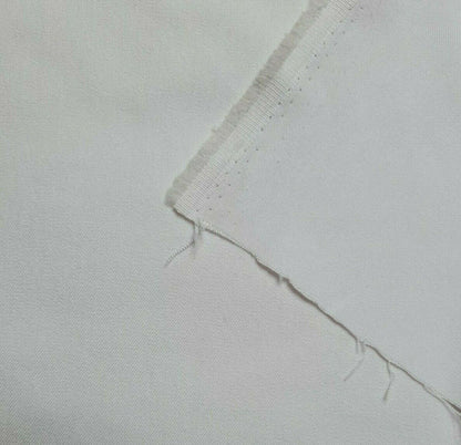 Polyviscose Fabric OFF White Colour Jackets Trousers Dress 55" Wide