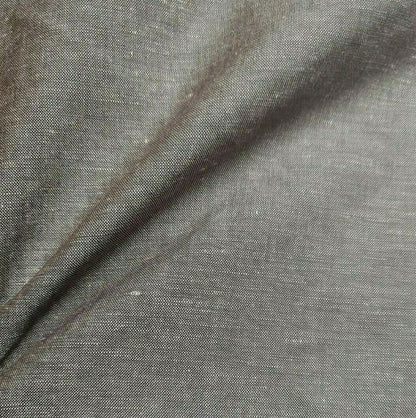 Linen Blend Fabric Brown Melange Colour 55" Wide