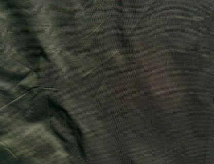 TINY STRIPED TAFFETA FABRIC KHAKI COLOUR - SOLD BY THE METER