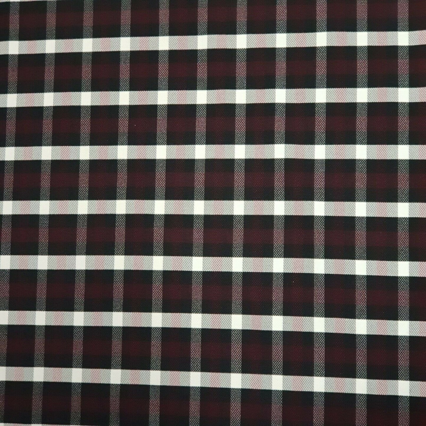 WASHABLE WOOL COAT FABRIC CHECKED STRETCH- SOLD BY THE METRE