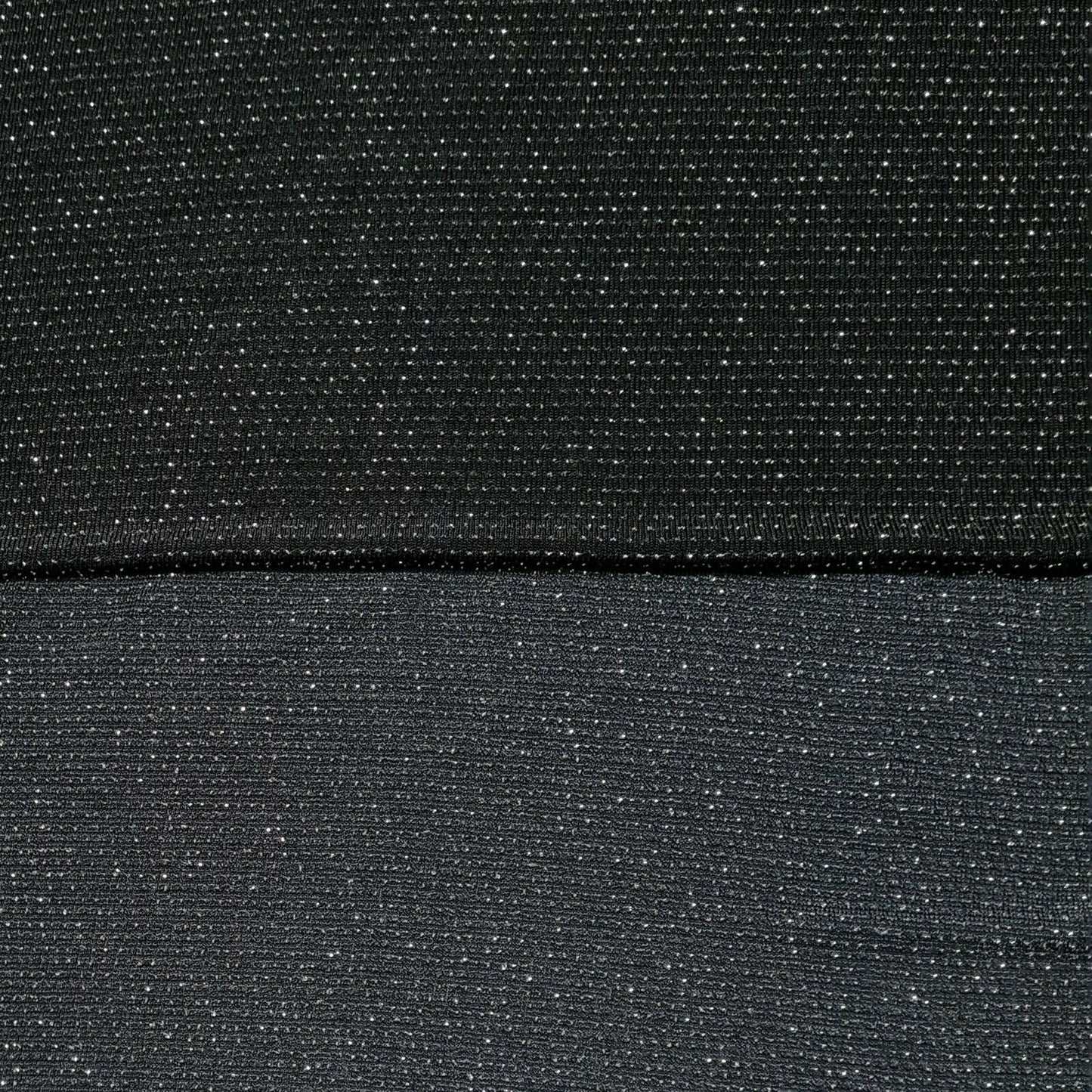Jersey Lycra Fabric Silver Lurex Black And Dark Grey Colours Sold By The Metre