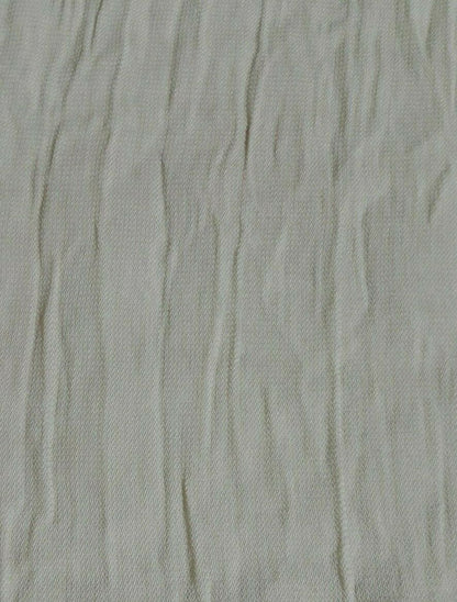 CRINCKLED CREAM CREPE FABRIC - SOLD BY THE METRE