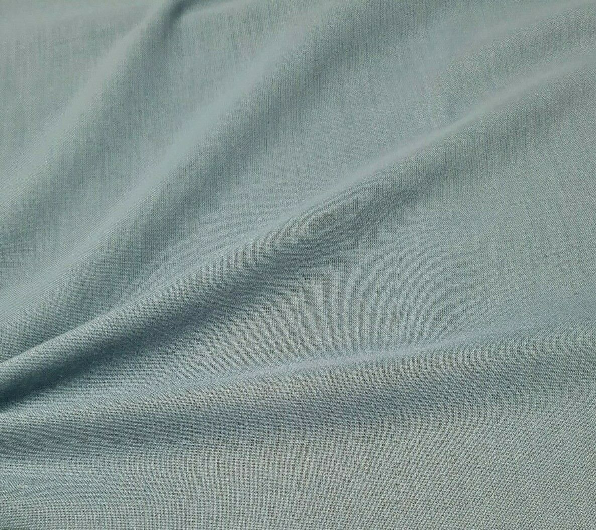 FABRIC POLYESTER WOOL BLEND PASTEL BLUE COLOUR - SOLD BY THE METRE