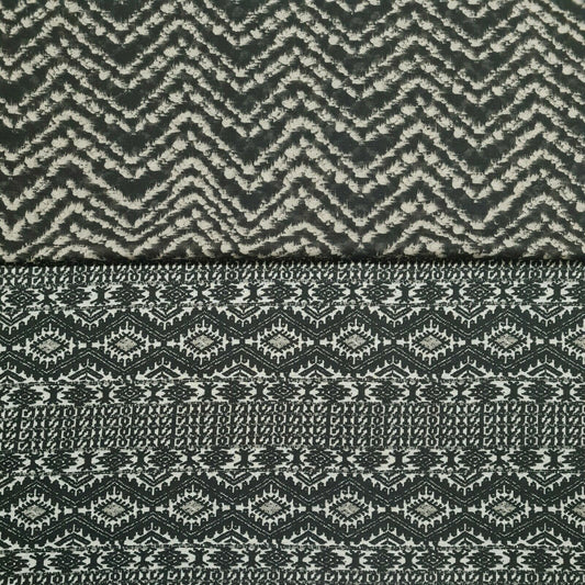 Jersey Knit Fabric Aztec And Chevron Printed 2 Way Stretch 55" Wide A1-108