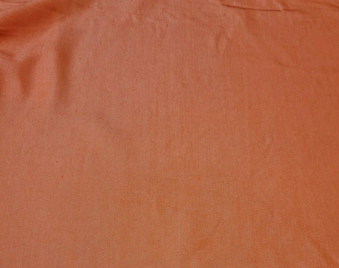 ORANGE COLOUR VISCOSE/POLYESTER FABRIC-SOLD BY THE METRE