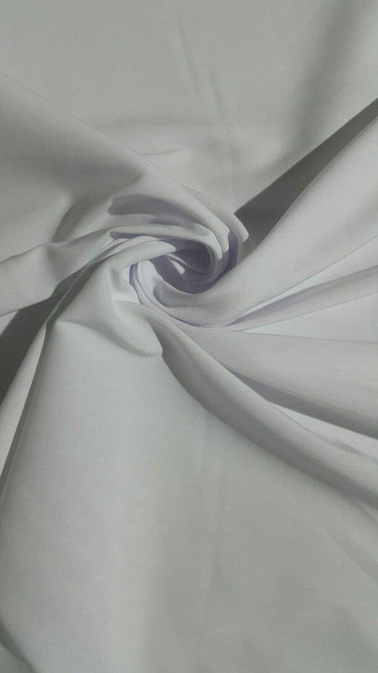 WHITE AND BABY BLUE STRETCH SHIRT FABRIC