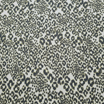 Viscose Fabric Jaguar Animal Printed 55" Wide Sold By The Metre