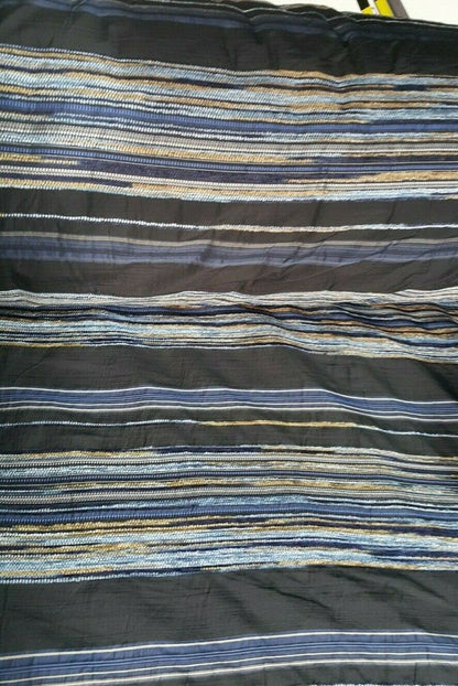 VELVET STRIPED TAFFETA FABRIC-SOLD BY THE METER