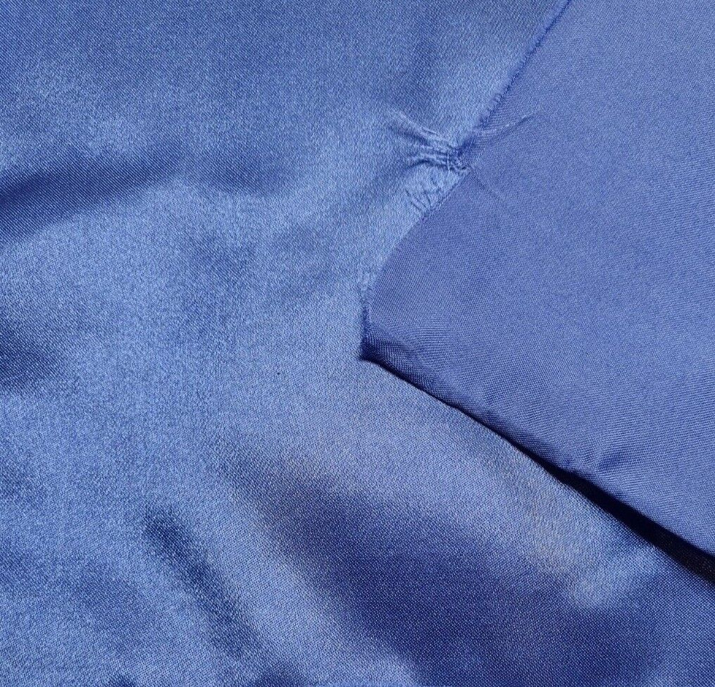 Plain Satin Fabric Dress & Craft Non Stretch 55" Wide Sold By Metre