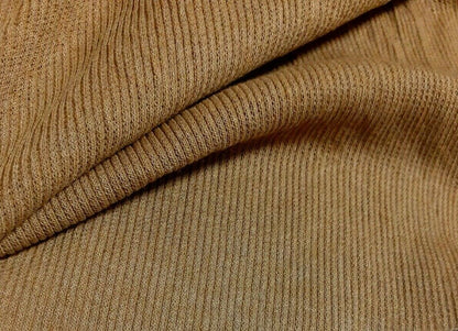 Thin Rib Knit Fabric Wool Blend Brown Ivory Burgundy Beige Colours 47" Wide