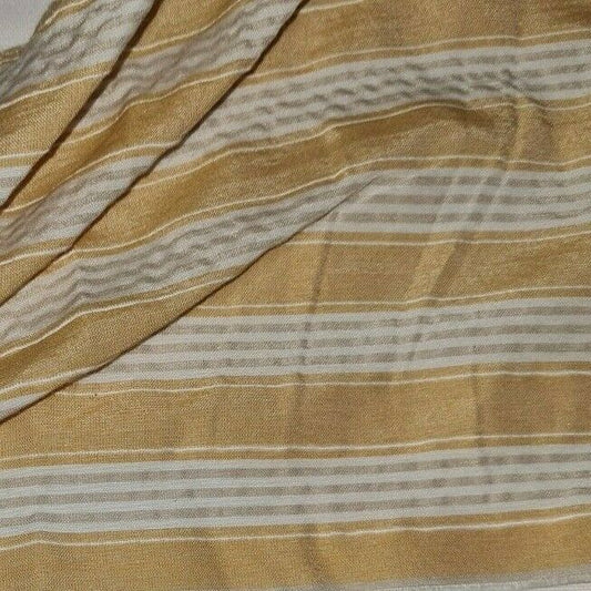 STRIPED POLYCOTTON FABRIC-SOLD BY THE METRE