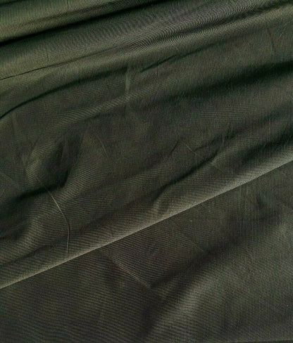 TINY STRIPED TAFFETA FABRIC KHAKI COLOUR - SOLD BY THE METER