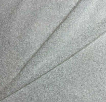 Double Crepe Fabric Navy And White Colour 55" Sold By Metre