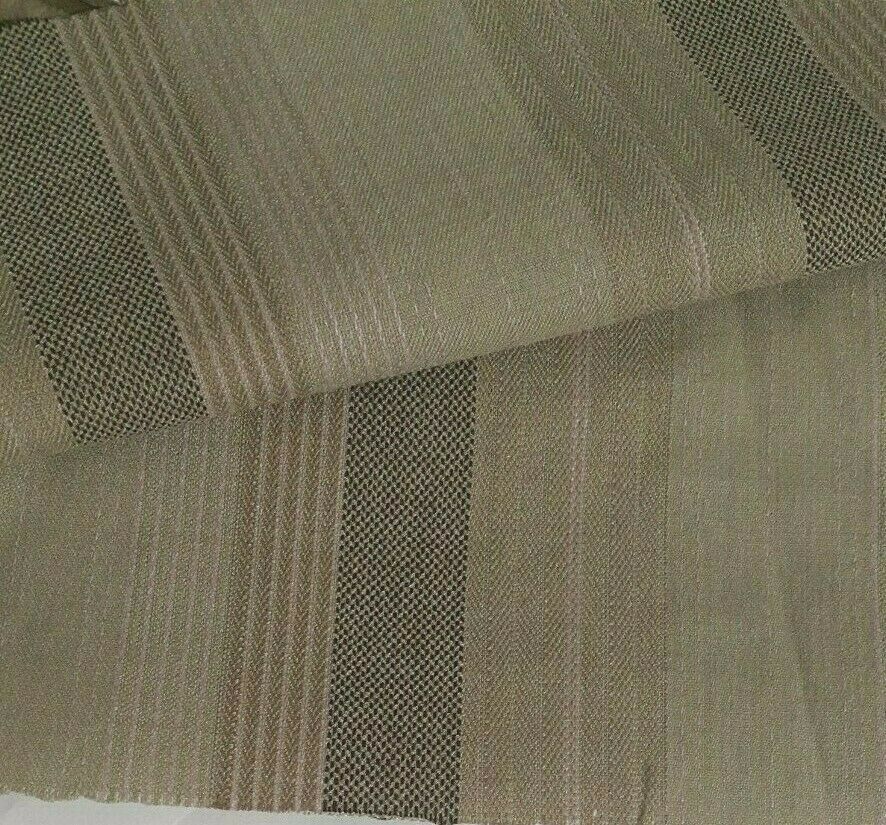 STRIPED STRETCH POLYESTER VISCOSE FABRIC - SOLD BY THE METER