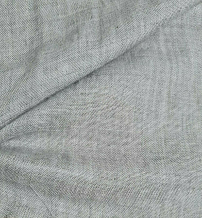 GREY MELANGE DOUBLE LAYERED VISCOSE FABRIC - SOLD BY THE METRE B3/210