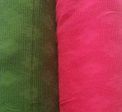 FIGURED SOFT VISCOSE FABRIC-2 COLOUR-SOLD BY THE METER