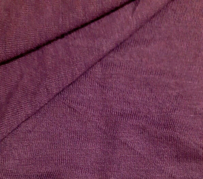 PURPLE,IVORY,RED AND BROWN COLOURS THIN KNIT JERSEY FABRIC- SOLD BY THE METRE
