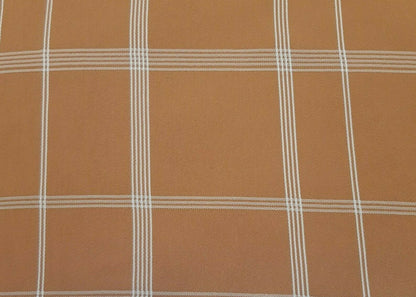 CHECKED LIGHT KARAMEL DRESSMAKING SOLD BY UNIT