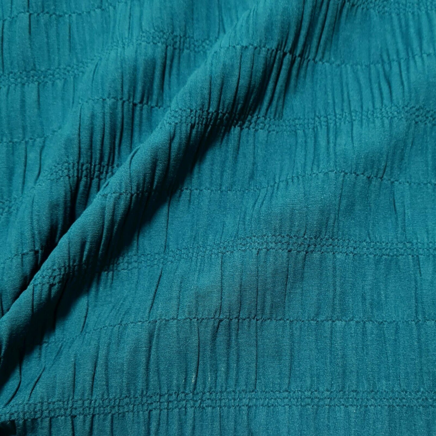 Polycotton Fabric Crinckled Effect Dressmaking 49" Wide