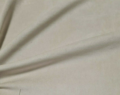 BEIGE COLOUR VELOUR TOUCH VISCOSE/POLYESTER FABRIC-SOLD BY THE METRE