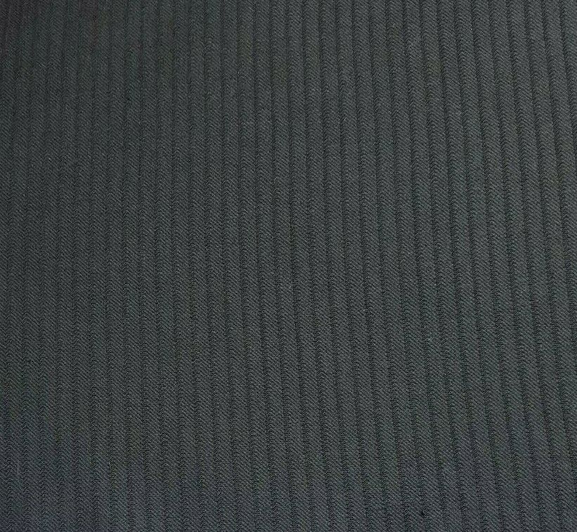 Wool Viscose Suit Fabric Striped Navy Colour Non Stretch 55" Wide Sold By Metre
