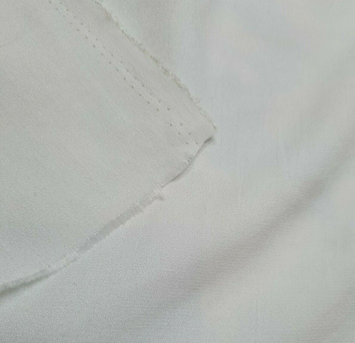 Georgette Viscose Polyester Fabric Black And Off White Colours 55" Wide