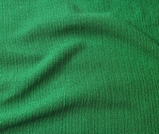 Jersey Fabric Small Figured Green Colour 2Way Stretch