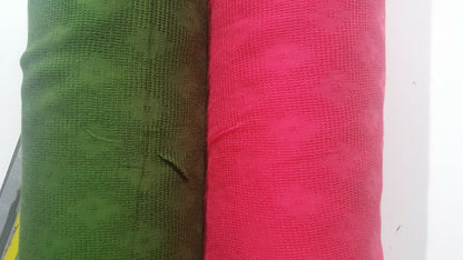 FIGURED SOFT VISCOSE FABRIC-2 COLOUR-SOLD BY THE METER