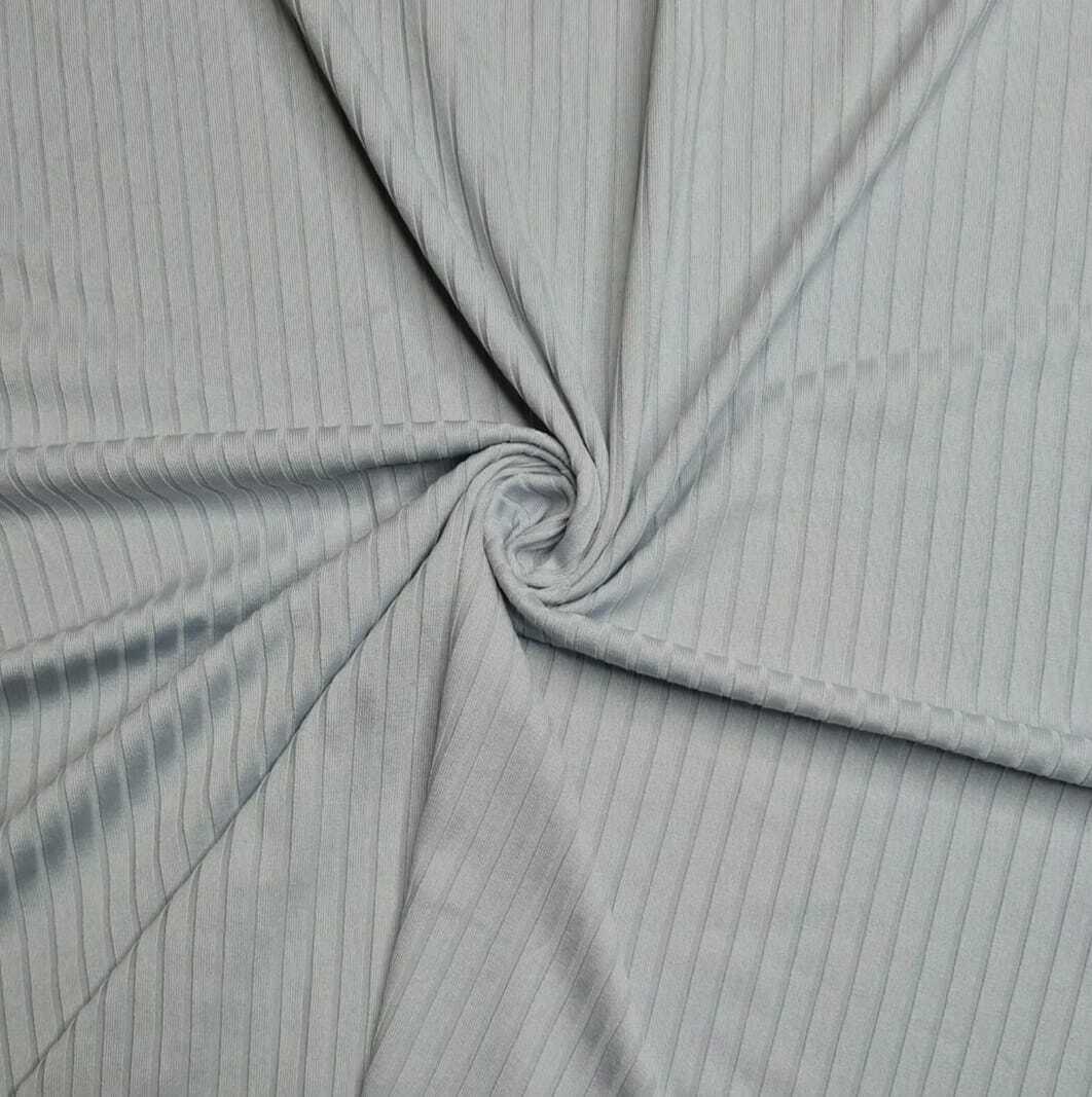 White and Royal Blue Stripes - Jersey Knit