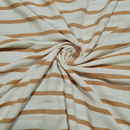 Striped Viscose Blend Fabric 55" Wide Sold By The Metre