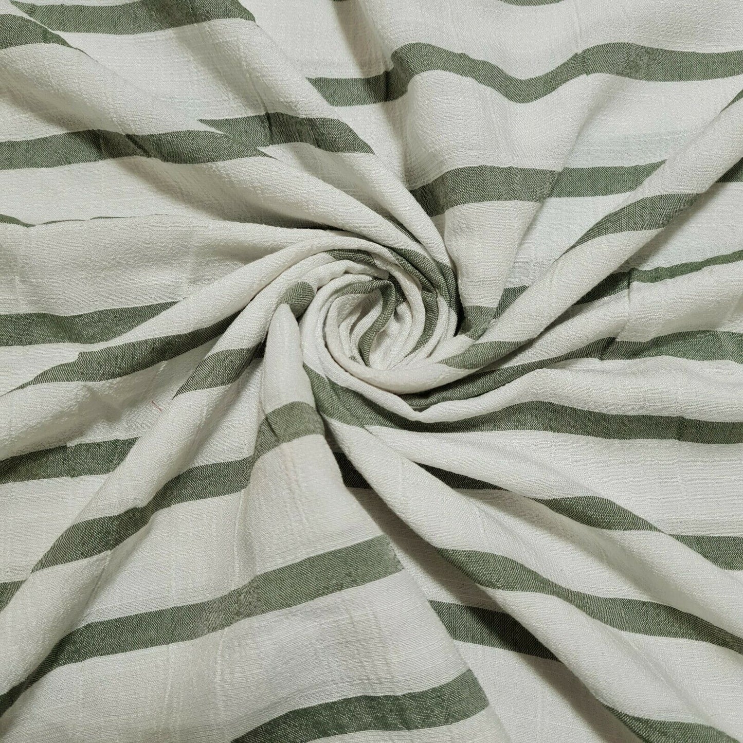 Striped Viscose Blend Fabric 55" Wide Sold By The Metre